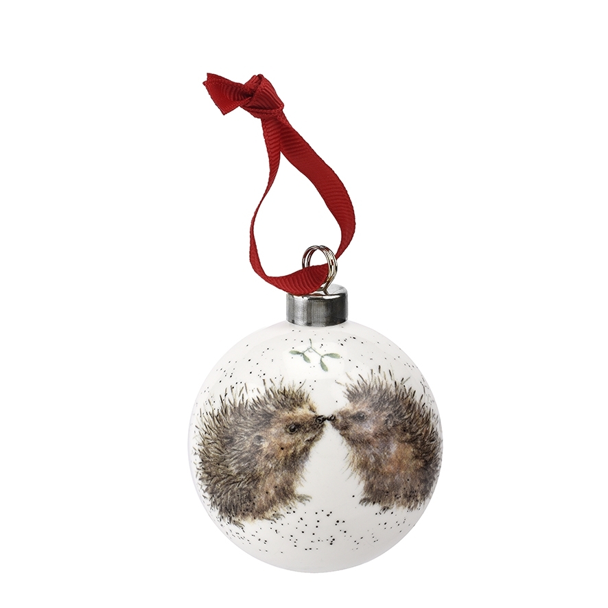 Igel Christbaumkugeln Wrendale Designs
