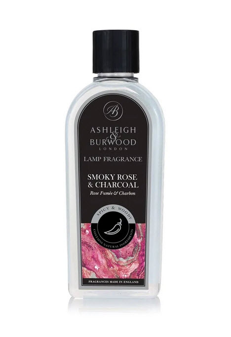 Smoky Rose & Charcoal Parfum 500ml pour lampes catalytiques Ashleigh&Burwood