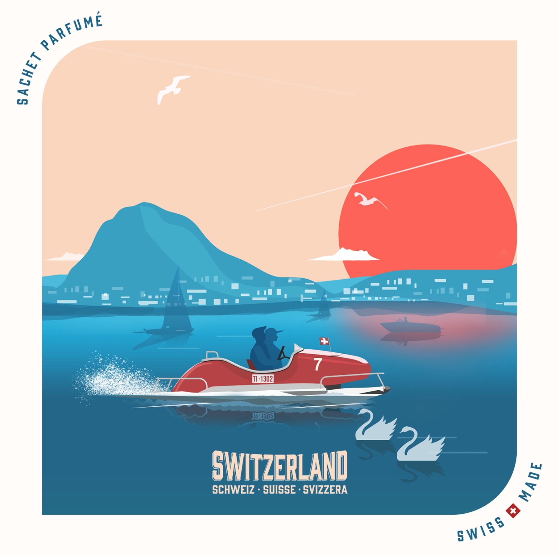 Ticino Duftsachet Collectors Edition Suisse 120 x 120 mm