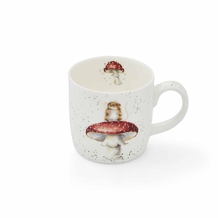 Maus Pilz Tasse "He's a Fun-gi" klein Wrendale Designs