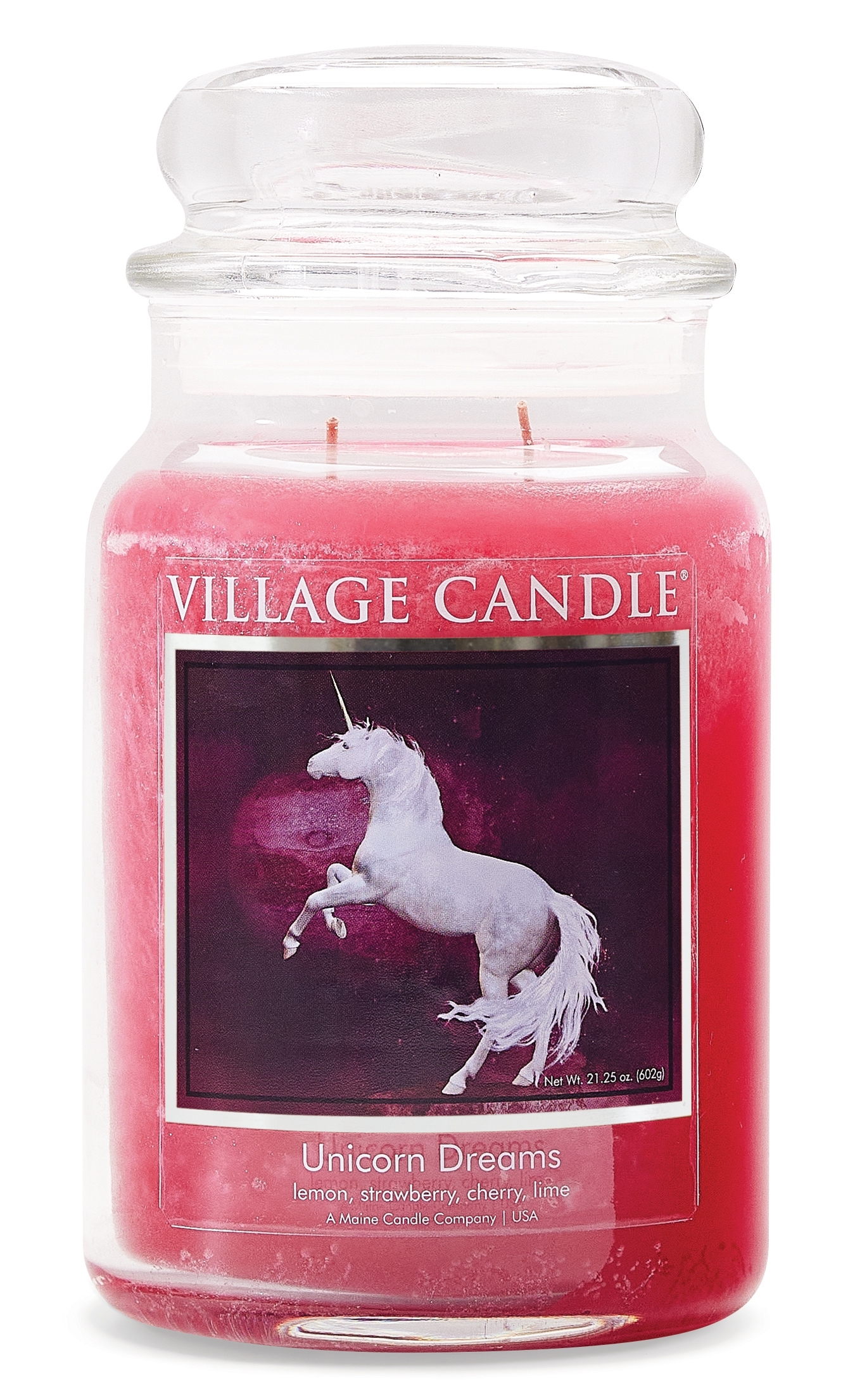 Unicorn Dreams 26 oz Glas (2-Docht) Village Candle