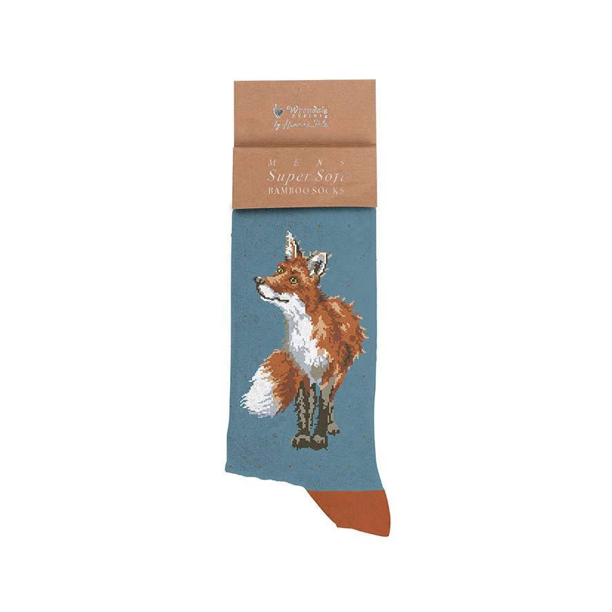 Fuchs Socken "Bushy Tailed" Herrengrösse Wrendale Designs