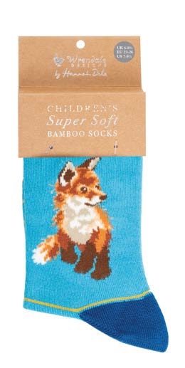 Kinder Socken "Born to be Wild" Size: 27-31 Wrendale Designs