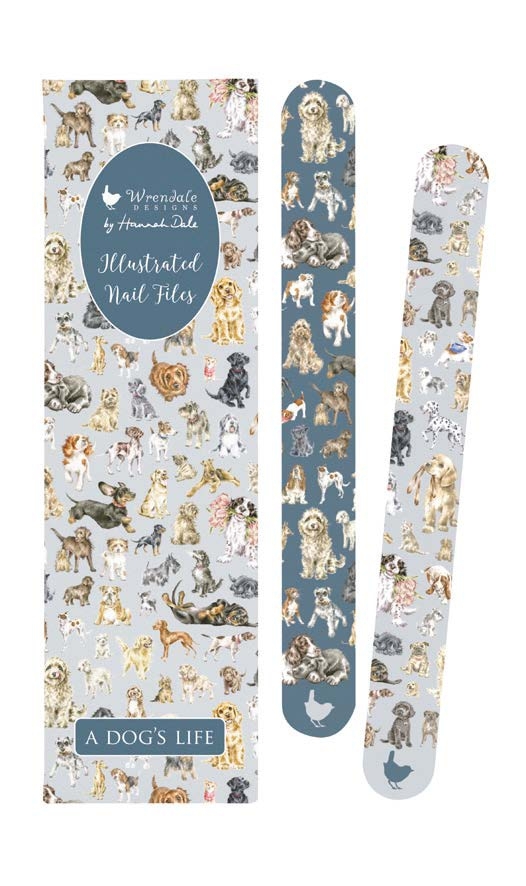 Nagelset "A Dog’s Life" 190 x 50 x 5mm Wrendale Designs