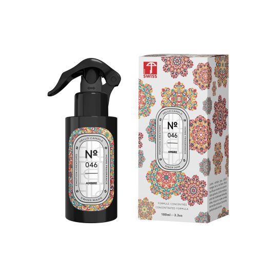 Ambre N°46 Swiss Made Roomspray 100 ml Hello Candle