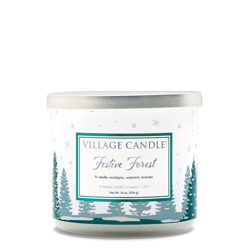 Festive Forest Holiday14oz Village Candle