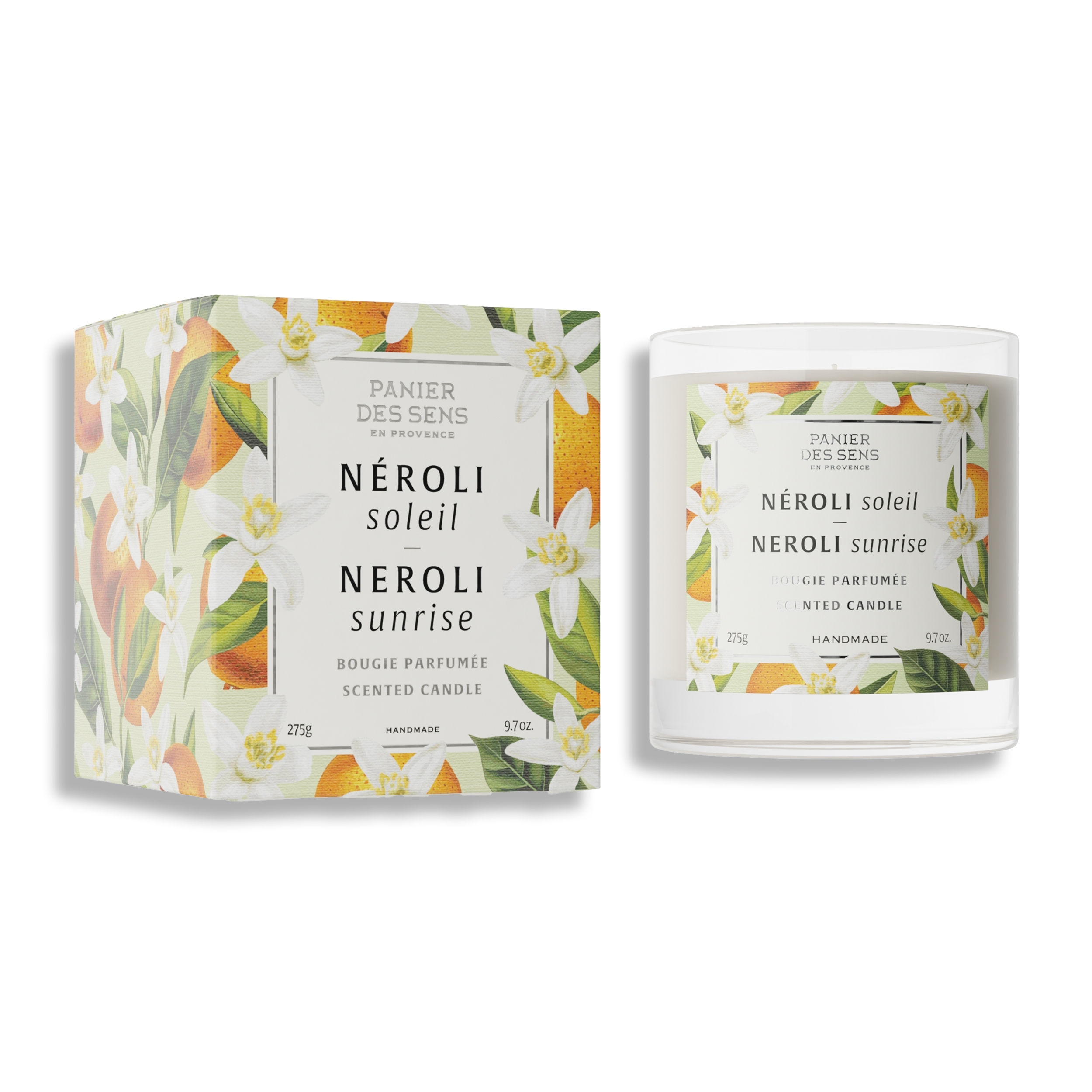 Néroli Soleil Duftkerze 275g Ambiente Panier des Sens