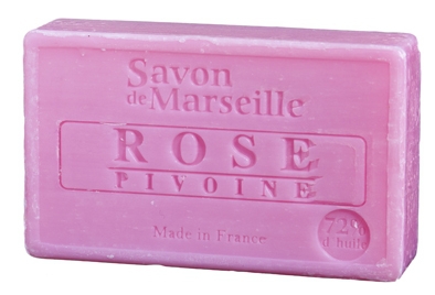 Rose Pivoine Savon de Marseille 100g  cello