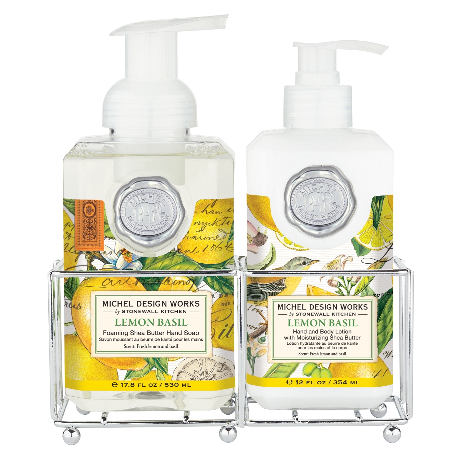 Lemon Basil Hand Care Caddy Michel Design Works