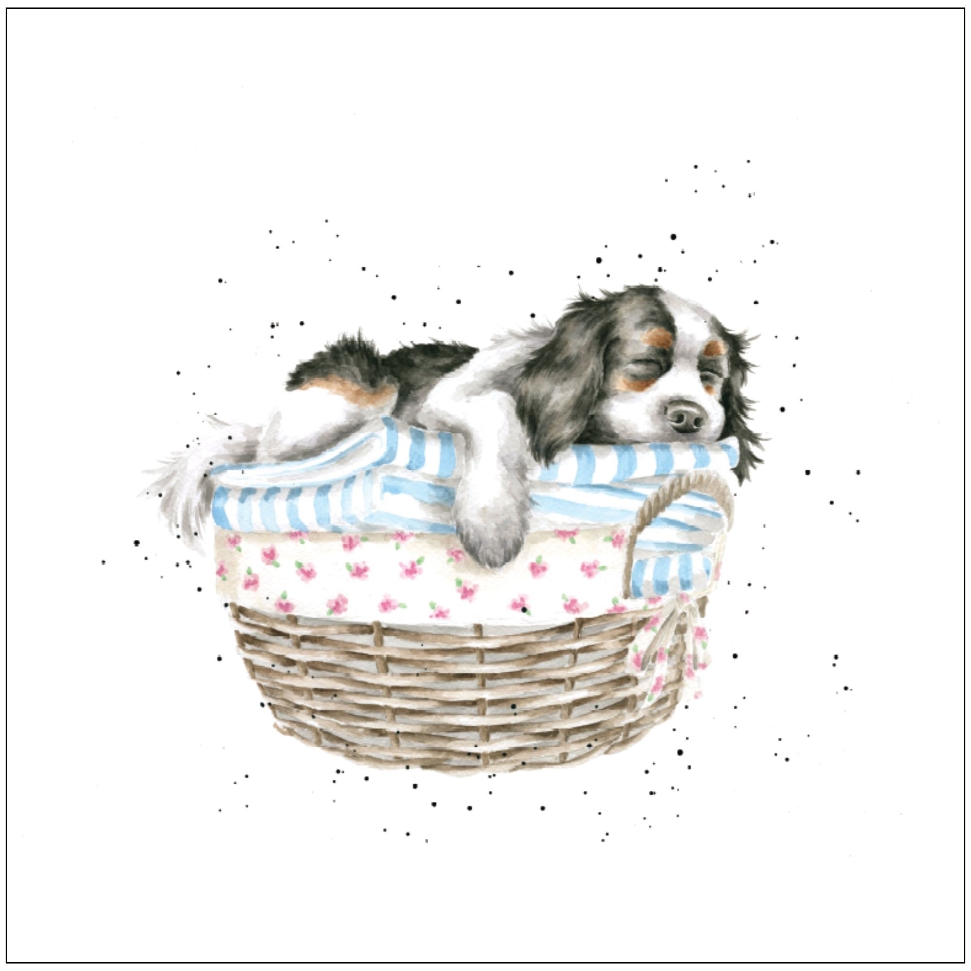 Hund Duftsachet Hannah Dale Edition LAROMA SUISSE 12x12cm