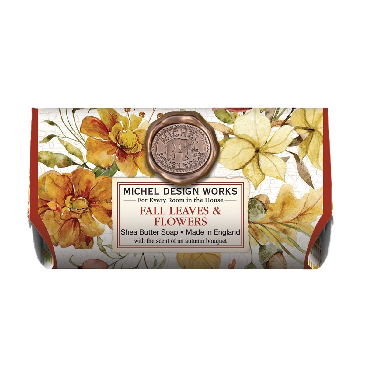 Fall Leaves Large Soap Bar 246g Michel Design