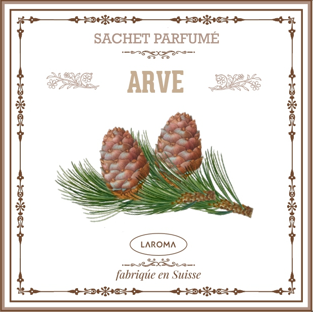 Arve Pinus Cembra Duftsachet Suisse 120x120mm