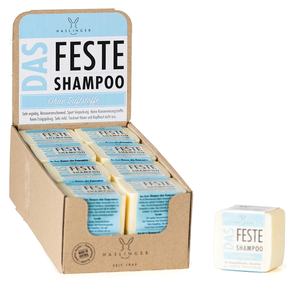 Shampoing Solide sans parfums100g