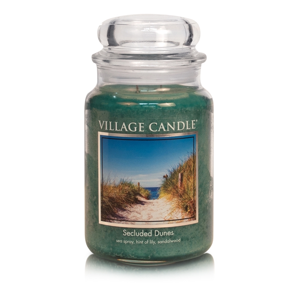 Secluded Dunes 26 oz Glas (2-Docht) Village Cand