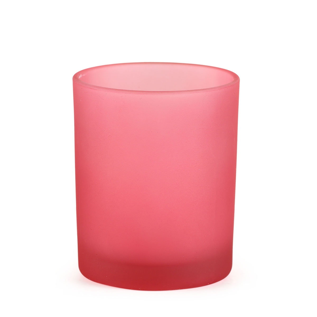 Votivglas frostig rosa H 65 mm Ø 50 mm
