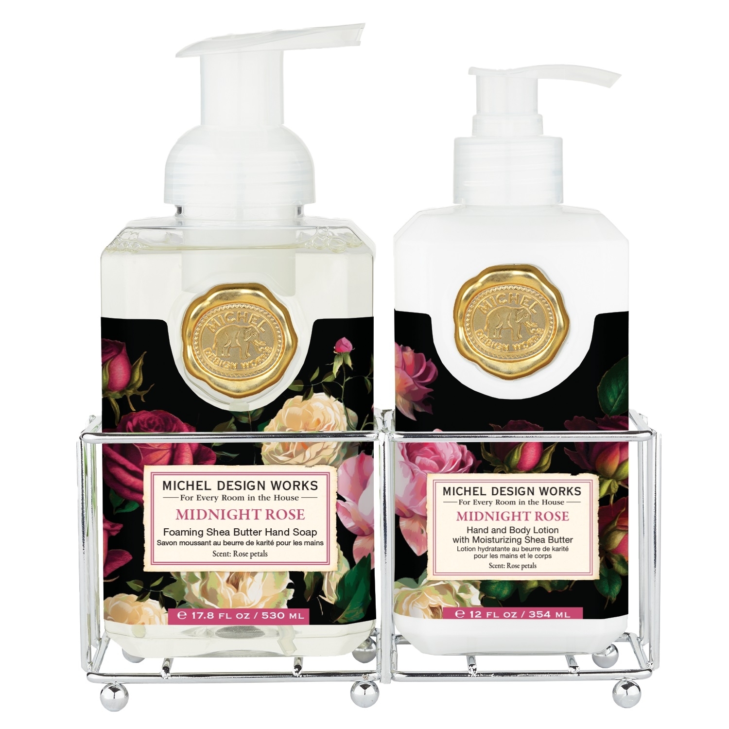 Midnight Rose Hautpflege Duo im Caddy Michel Design Works