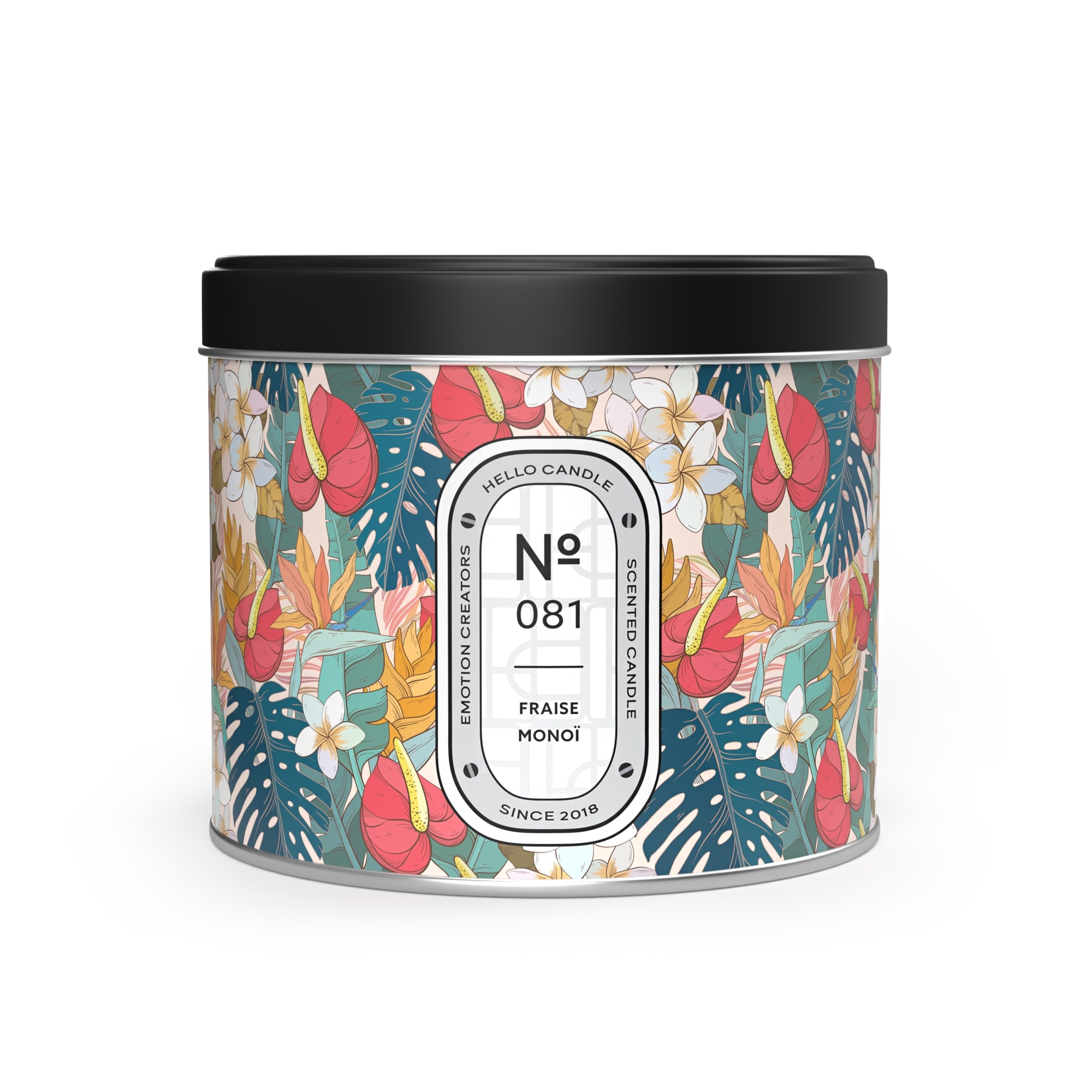 Fraise Monoï N°81 Duftkerze 500 ml Hello Candle