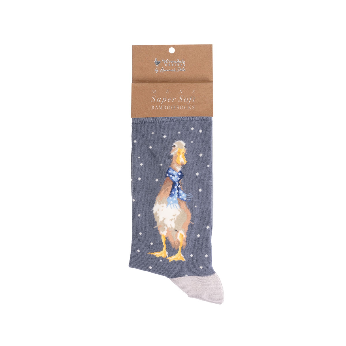 Chaussettes de Noël en canard taille homme Wrendale Designs