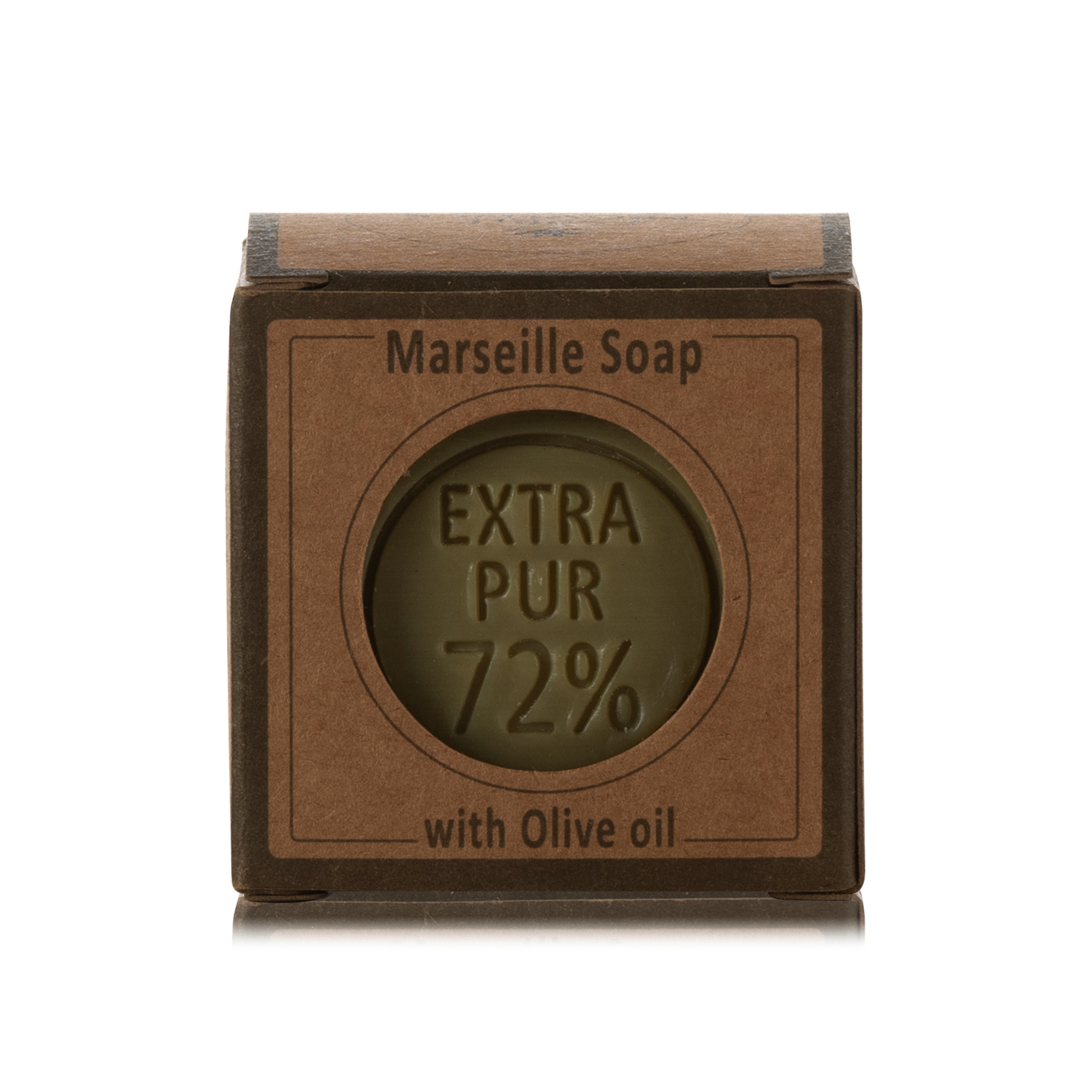 Huile d'olive Savon de Marseille 72% , cube de 100g