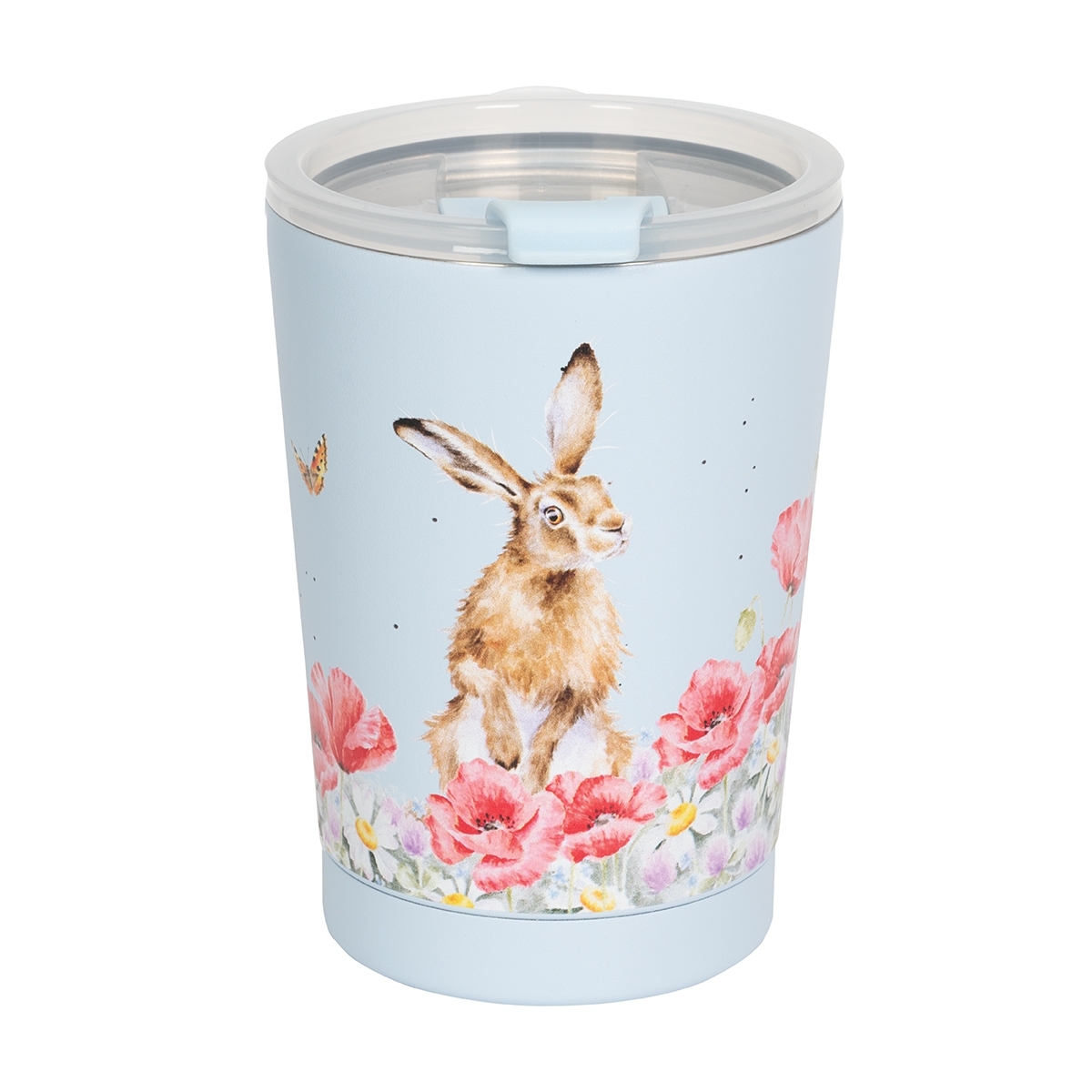 Hase Blumen Kaffeebecher 320ml 120 x 85mm Wrendale Designs