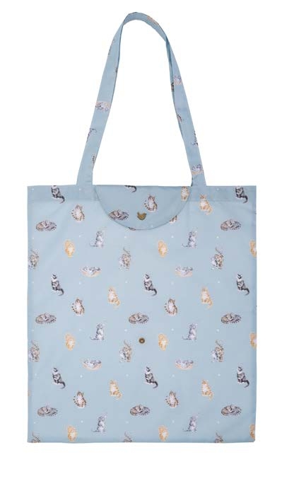 Faltbare Einkaufstaschen " Feline Friends " 430mm x 38mm Wrendale Designs