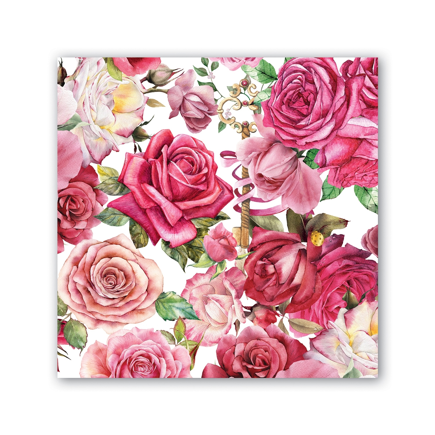 Royal Rose Servietten Lunch  Michel Design Works