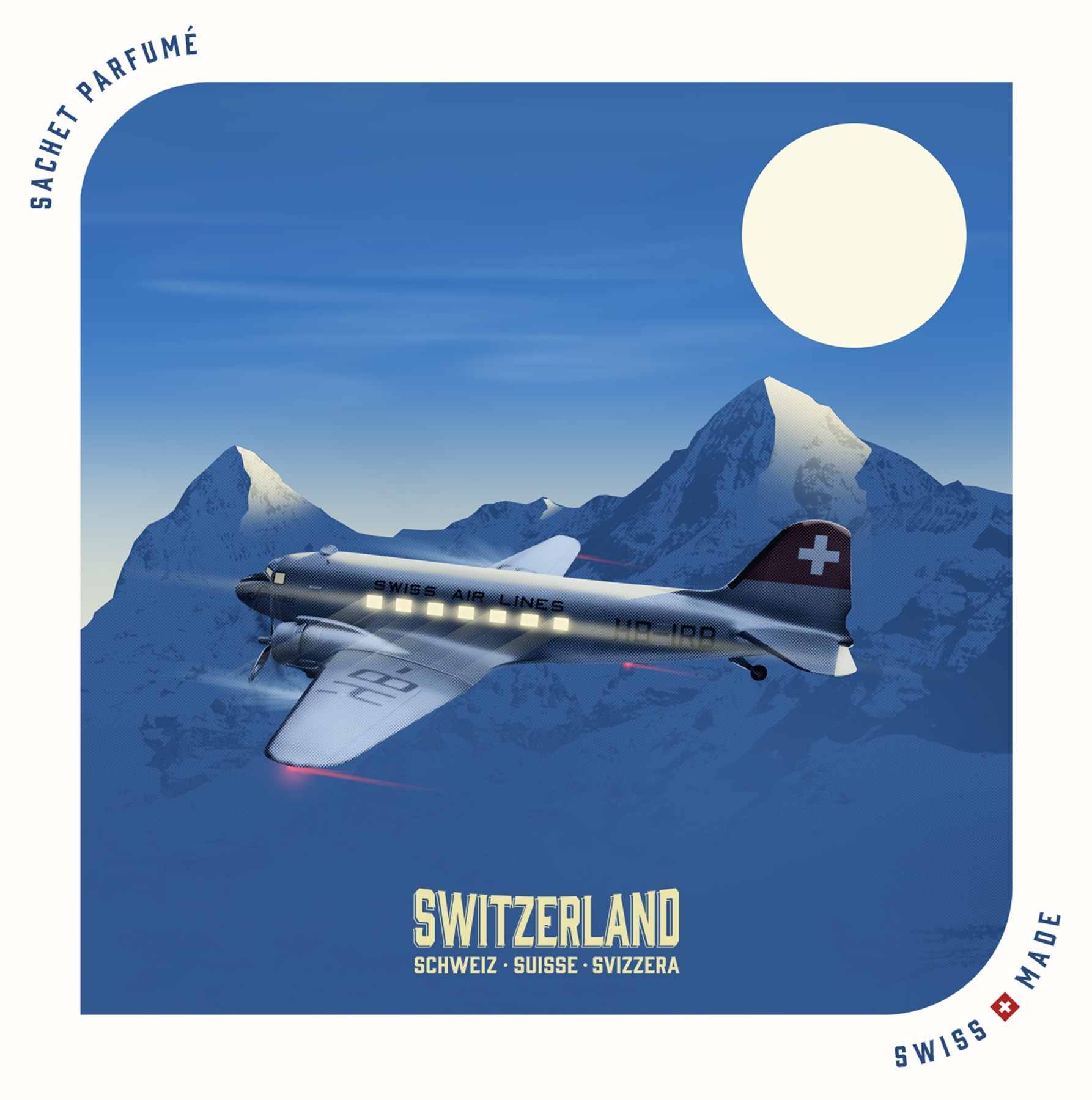 Swiss Duftsachet Collectors Edition Suisse 120 x 120 mm