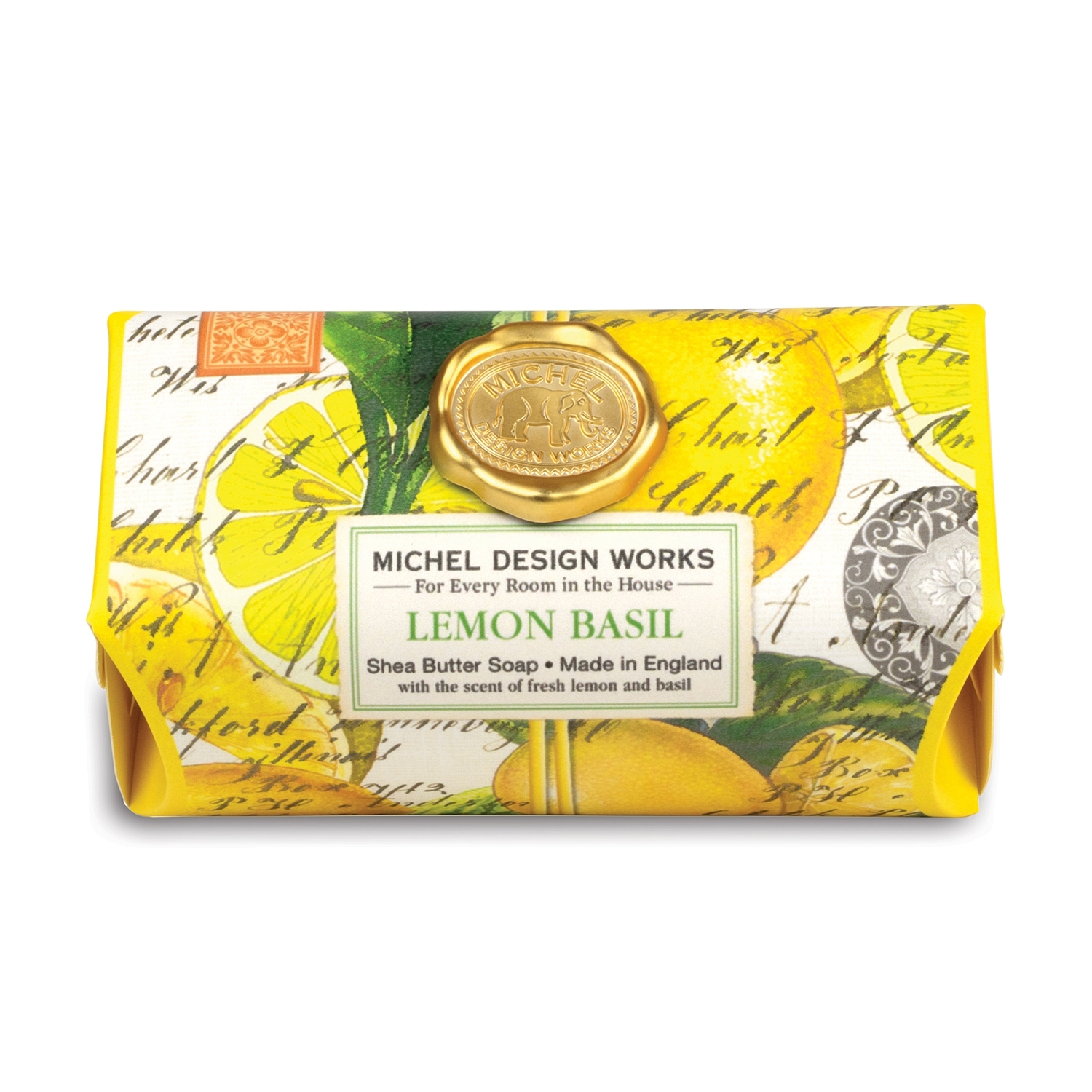 Lemon Basil Large Soap Bar 246g Michel Design