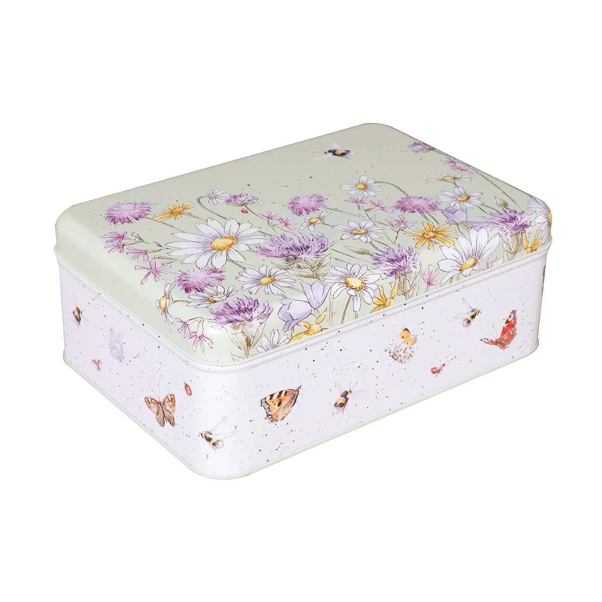 Biene mit Blumen Keksdose Rechteckig 222 x 160 x 85 mm Wrendale Deisgns