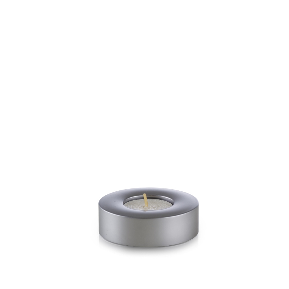 Candela silber Teelichthalter in edlem Design