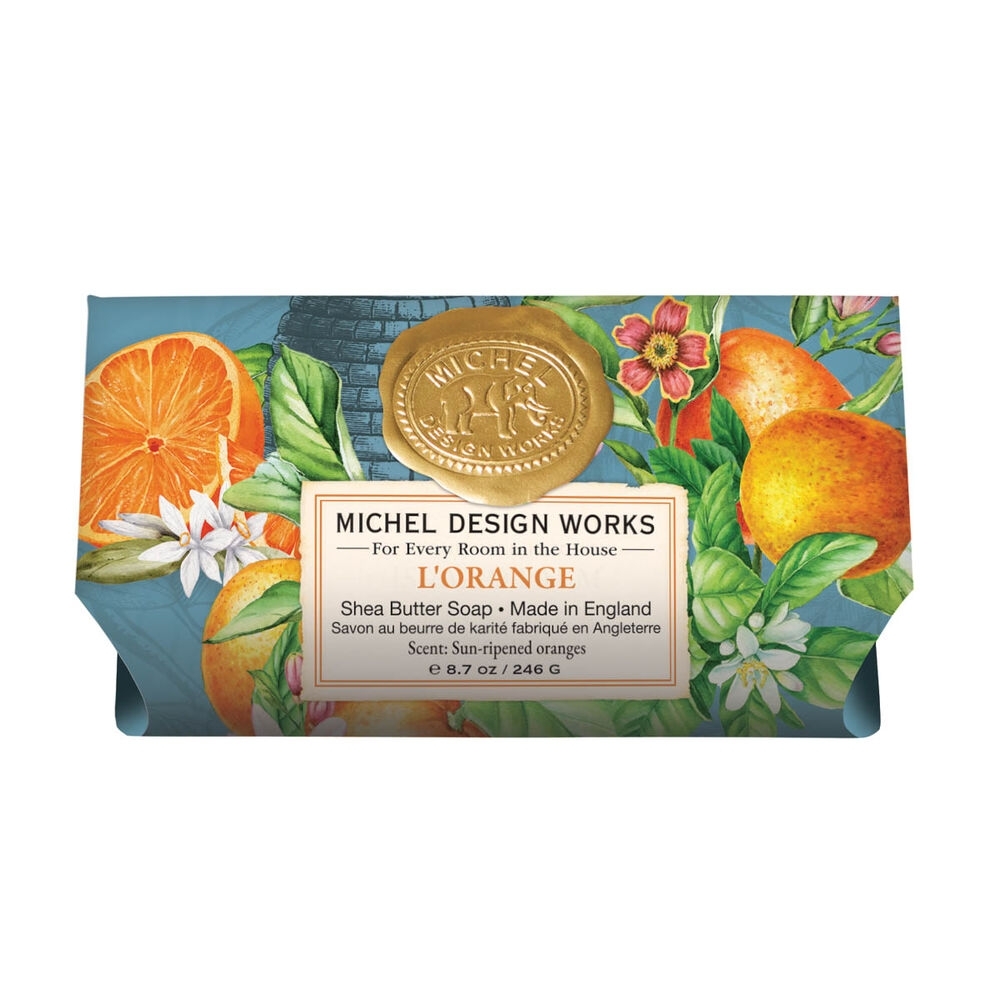 L'Orange Seife verpackt extragross 246g Michel Design Works