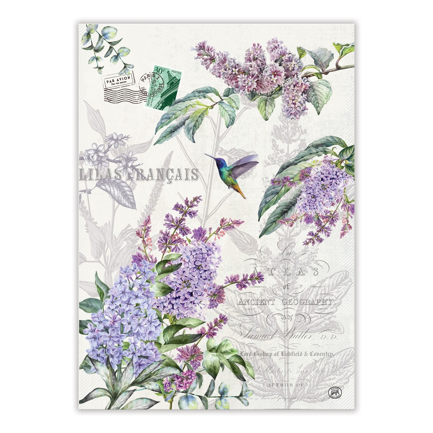 French Lilacs Küchentuch Michel Design Works