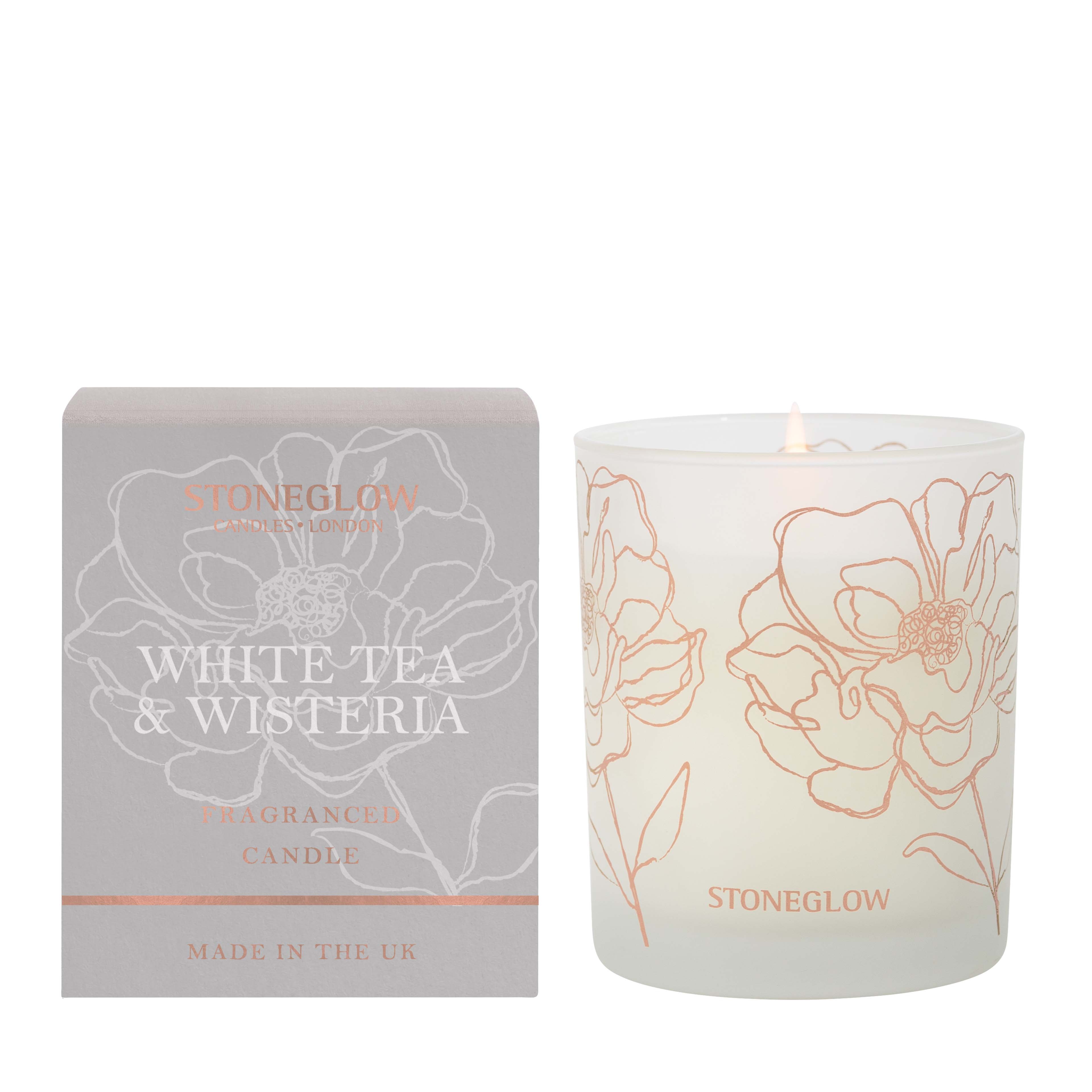 Bougie Parfumée Fleur du Jour White Tea & Wisteria