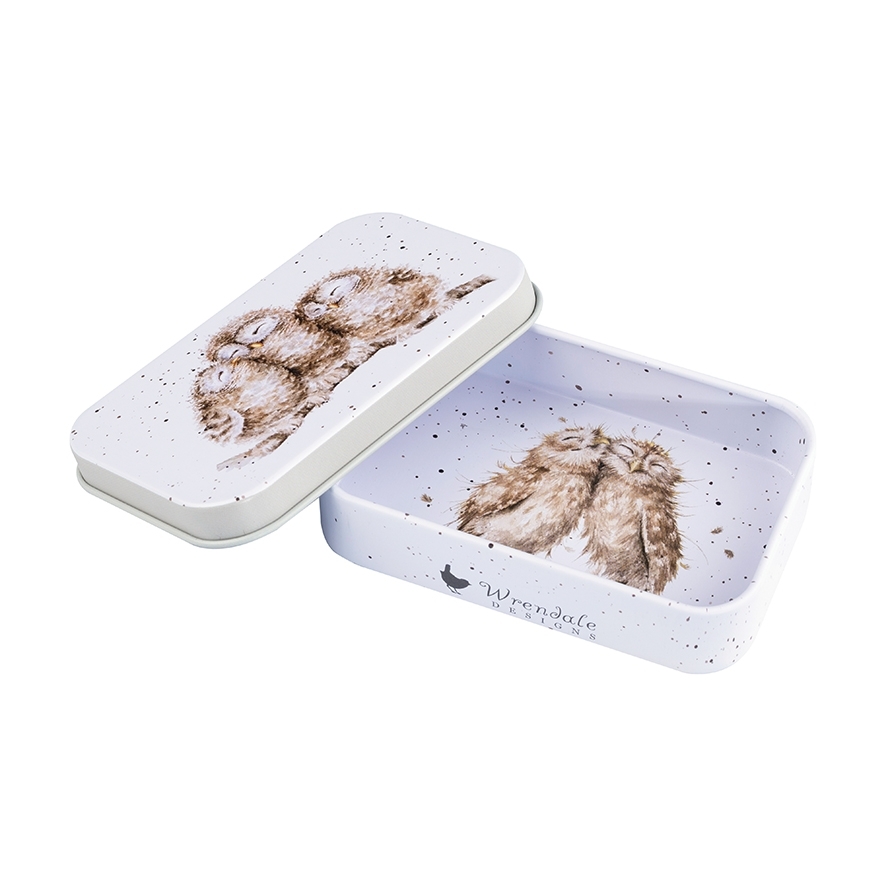 Eulen Minidose "Owlets Owl" 95 x 60 x 20mm Wrendale Designs
