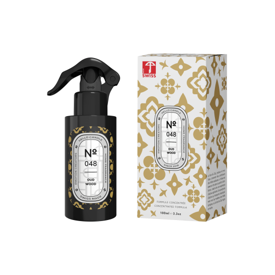 Oud Wood N°48 Swiss Made Roomspray 100 ml Hello Candle