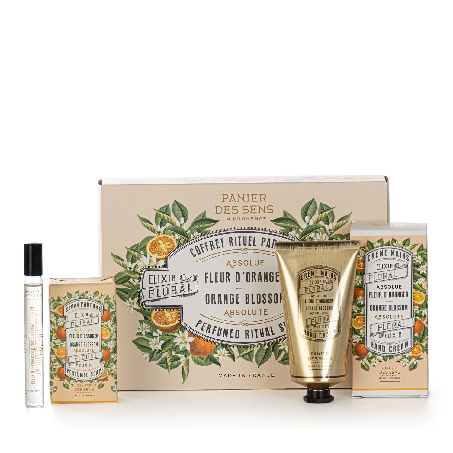 Geschenkbox Orangenblüte 3-teilig Panier des Sens