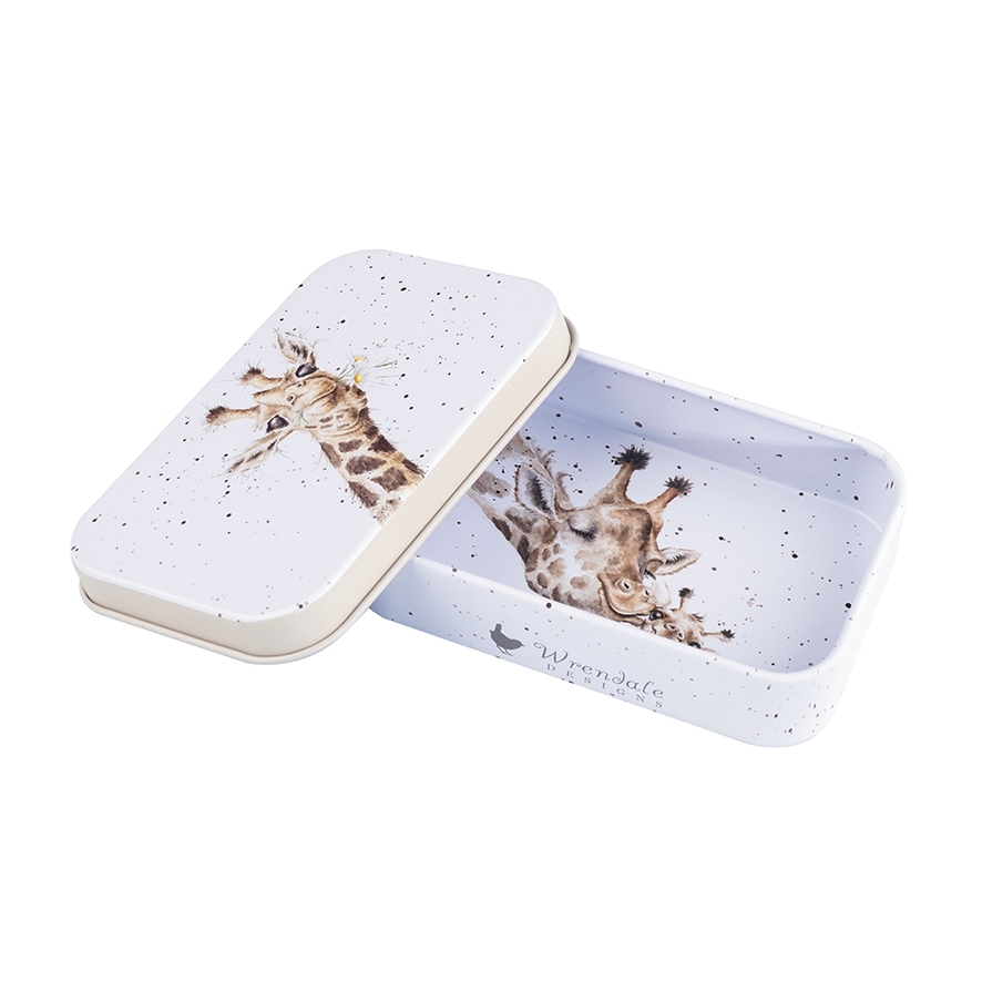 Giraffe Minidose "Flowers" 95 x 60 x 20mm Wrendale Designs