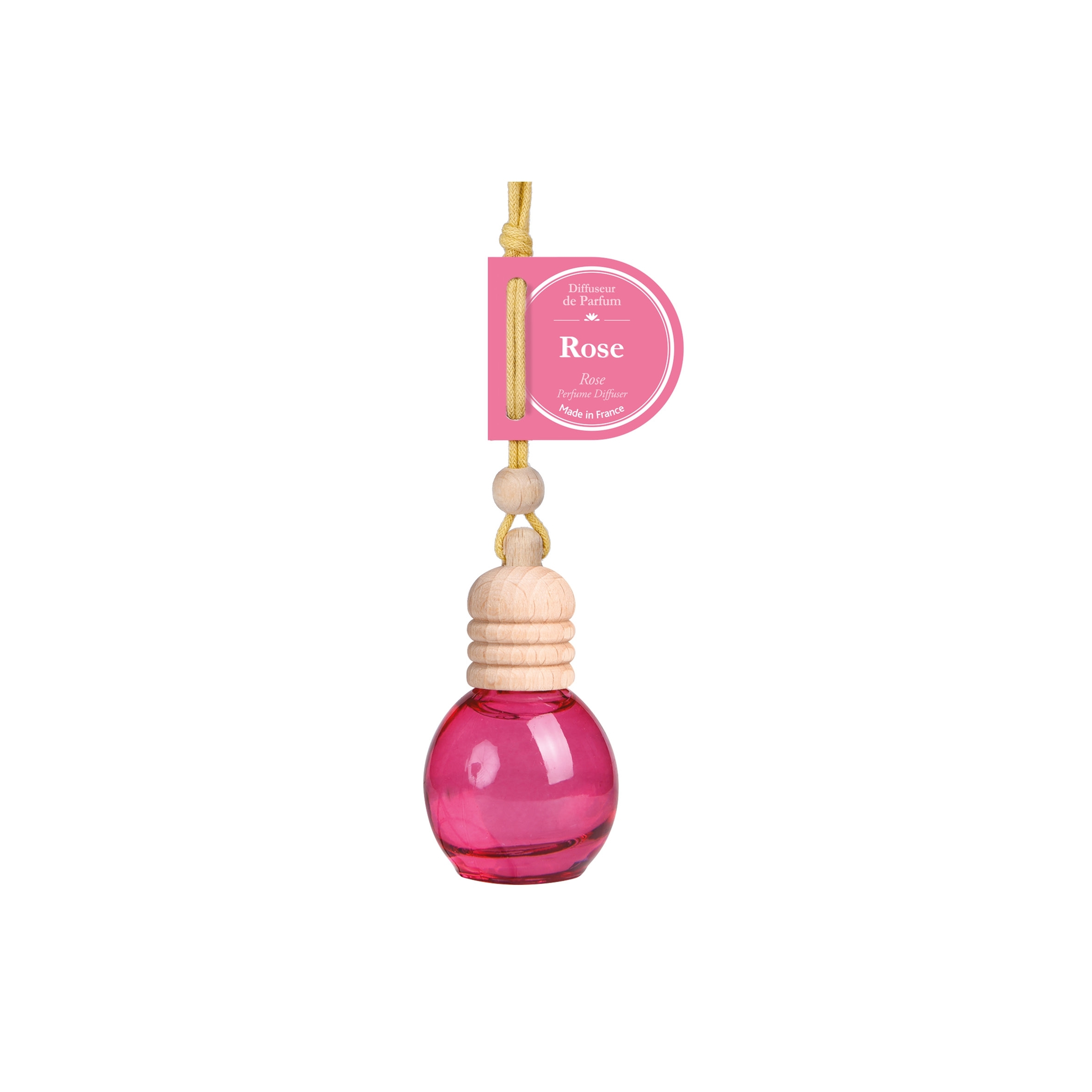 Rose Autoduft Fahrzeug-Duftspender zum Aufhängen 10ml Esprit Provence
