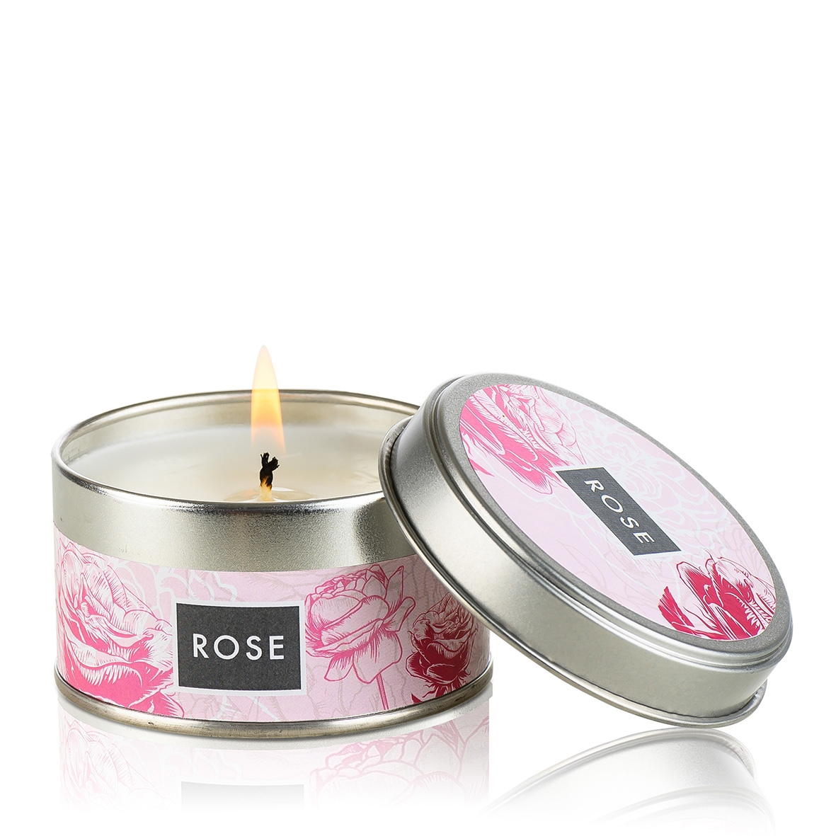 Rose Bougie Parfumée Edition Suisse 160g