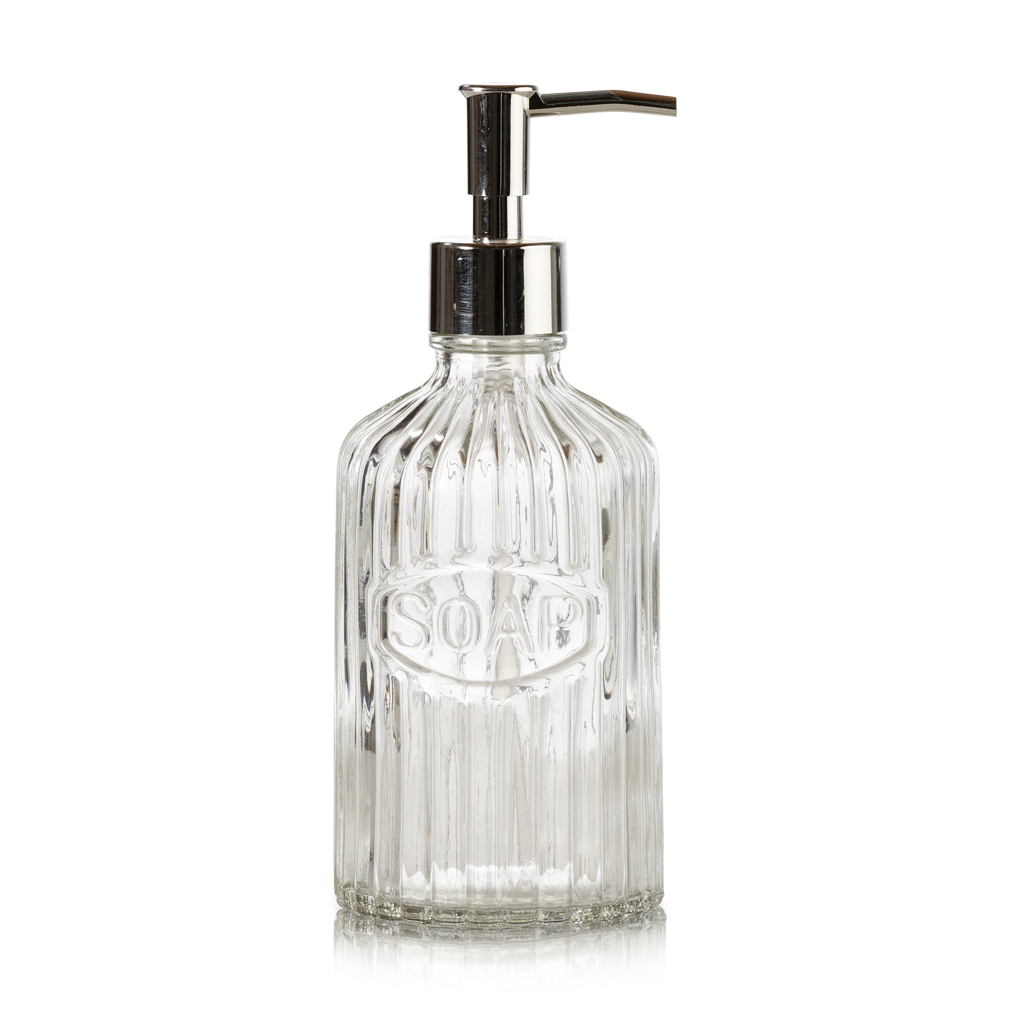 Dispenser de savon en verre "SOAP" 500ml