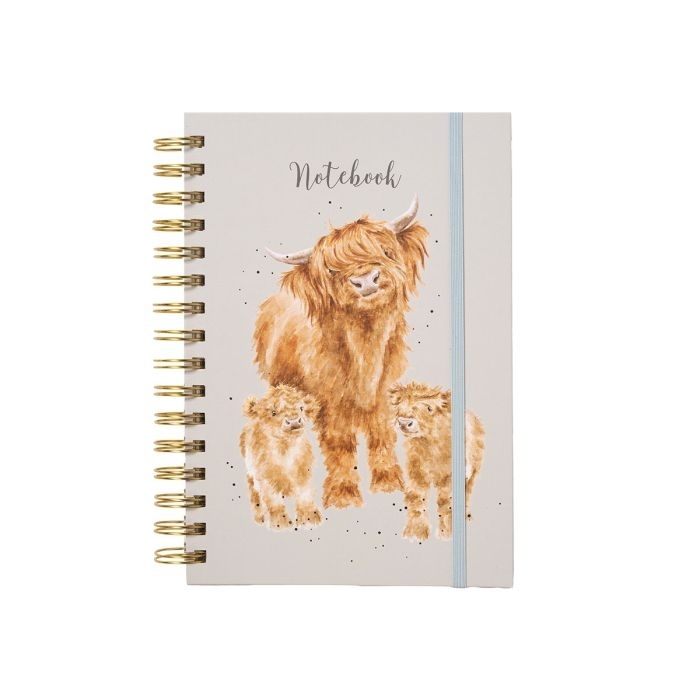 Hochlandkuh A5 Notizbuch "Highland Coo" 148 x 210mm Wrendale Designs