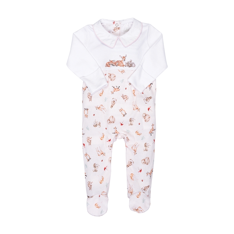 Babystrampler mit Bildaufdruck "Little Forest" 0-3 Monate Wrendale Designs