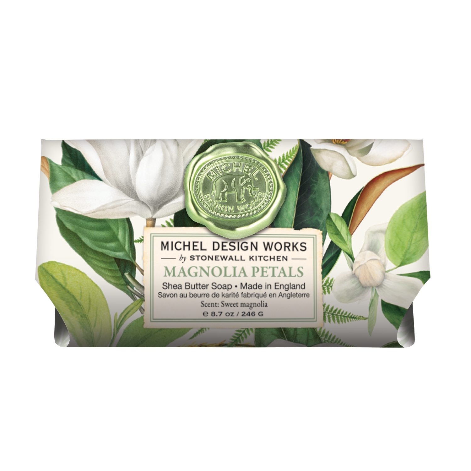 Magnolia Petals Large Soap Bar 246g Michel Design