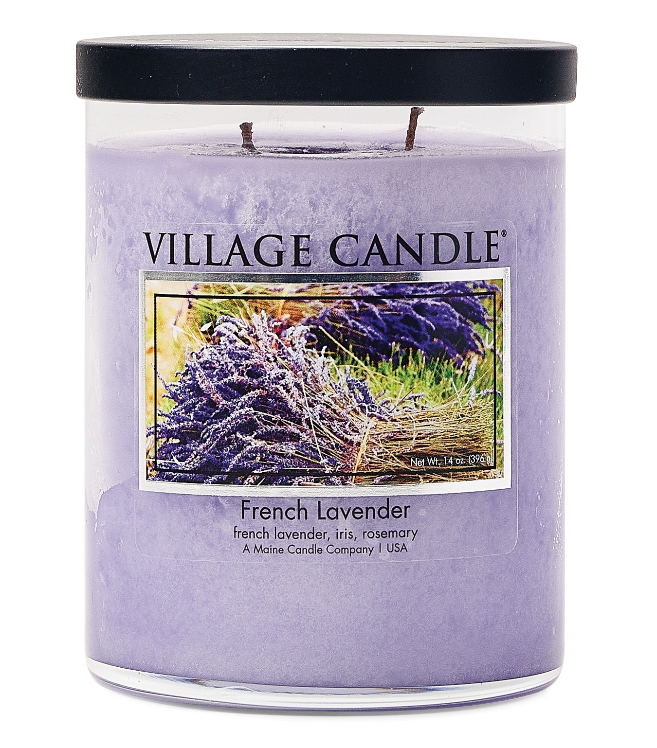 French Lavender M Tumblerschwarzer Deckel
