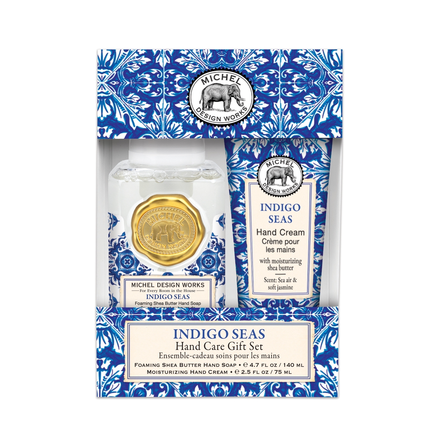 Indigo Seas Handpflege-Geschenkset Michel Design Works