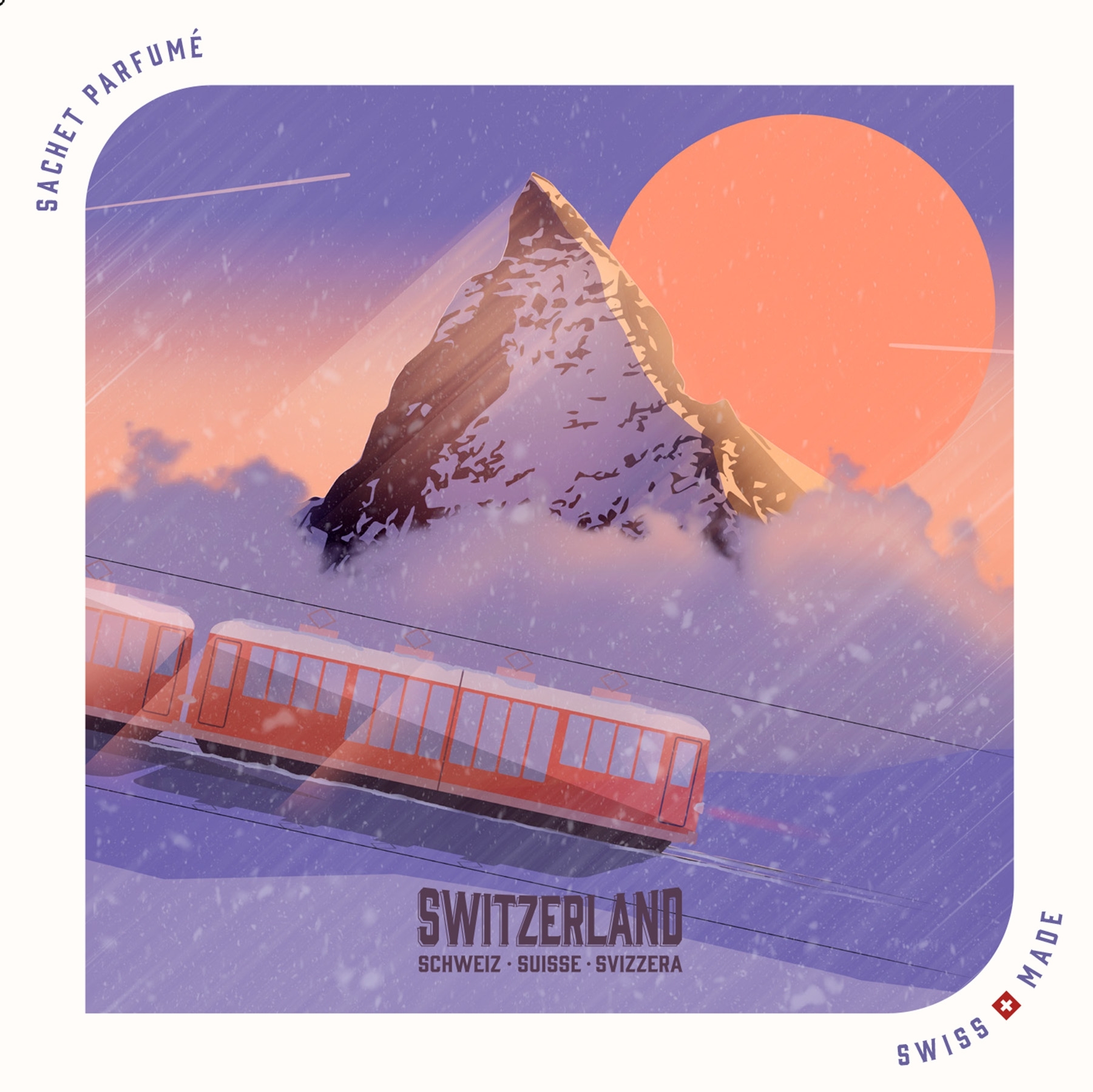 Matterhorn Duftsachet Collectors Edition Suisse 120 x 120 mm