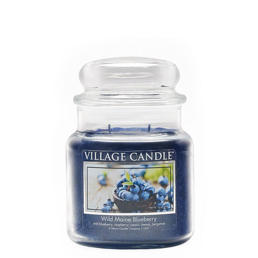 Wild Maine Blueberre 16 oz Glas  Village Candle