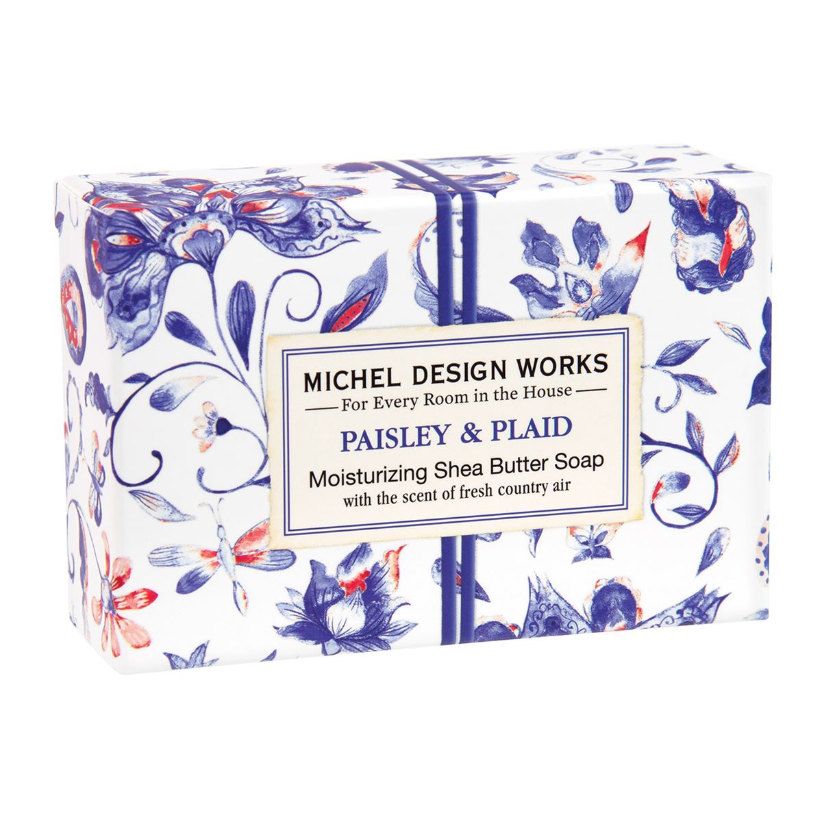 Paisley&Plaid Boxed Soap 127g Michel Design