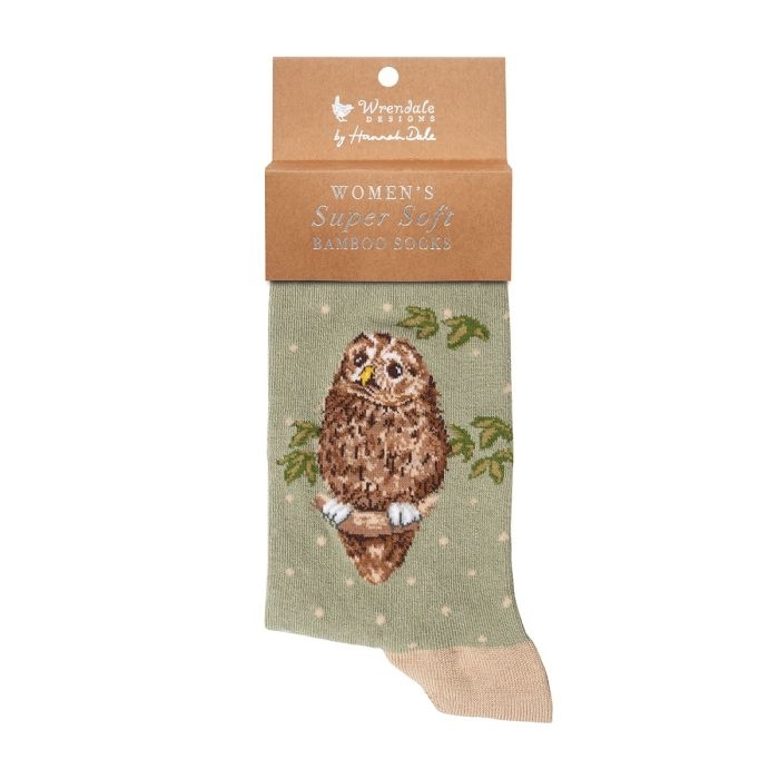 Eule Socken "Treetops" Damengrösse Wrendale Designs