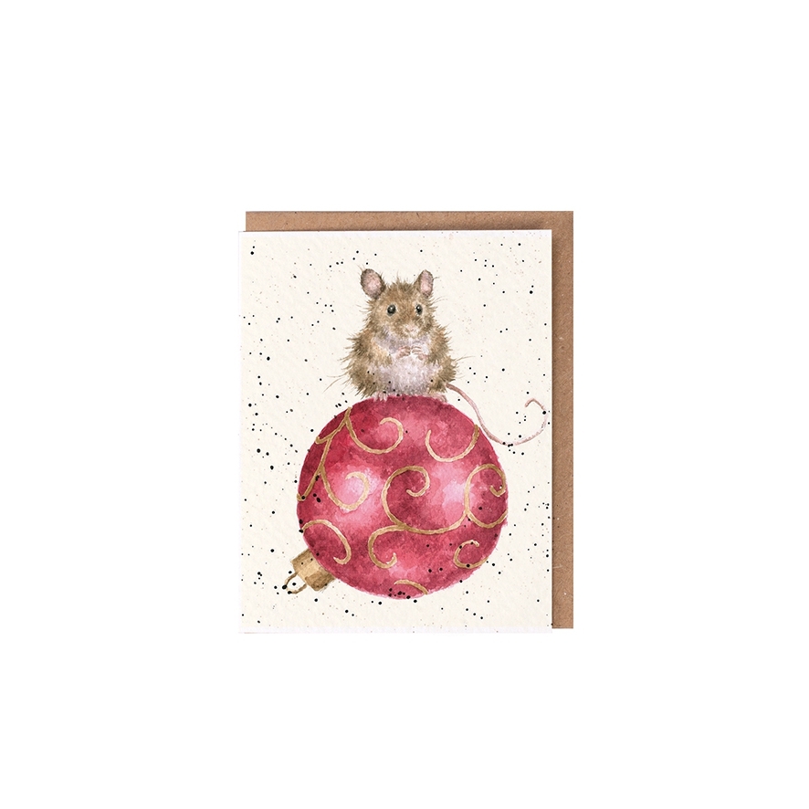 mouse mini Christmas card Miniaturkarten